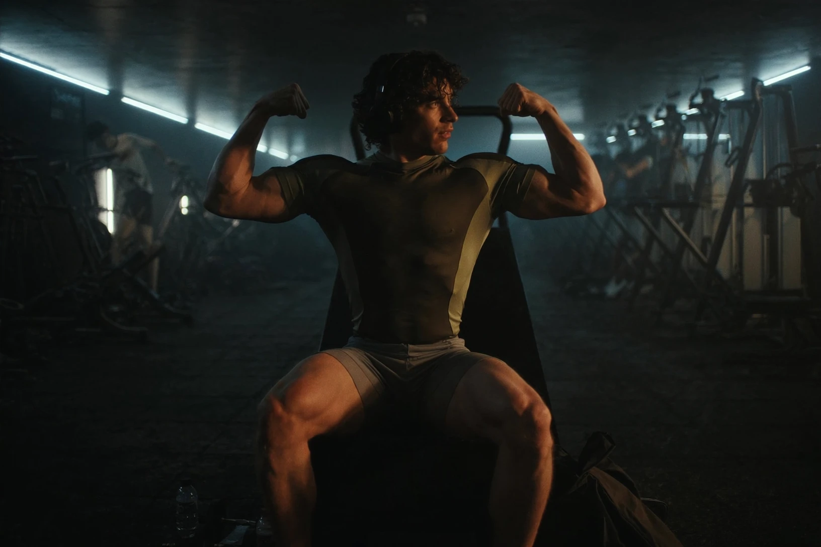 Athlete mid-training