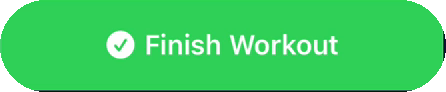 Finish Workout button from the app